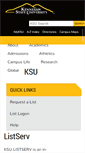 Mobile Screenshot of list.kennesaw.edu