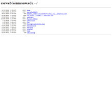 Tablet Screenshot of cscweb.kennesaw.edu