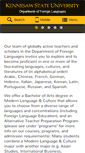 Mobile Screenshot of foreignlanguages.hss.kennesaw.edu