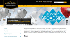 Desktop Screenshot of english.hss.kennesaw.edu